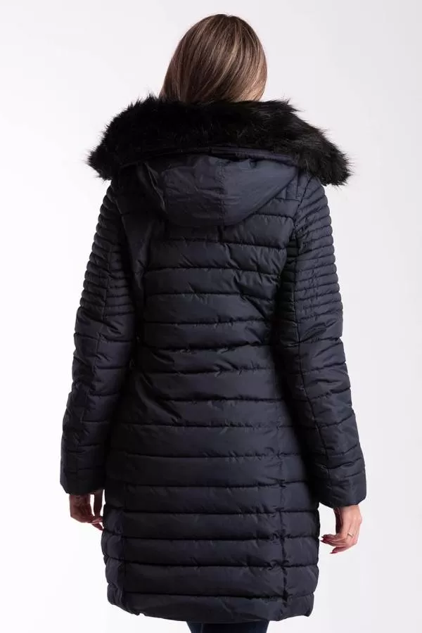 Geacă de iarnă Lee Cooper EU 48 | Albastru, Cu glugă detașabilă, Poliester - Image 8
