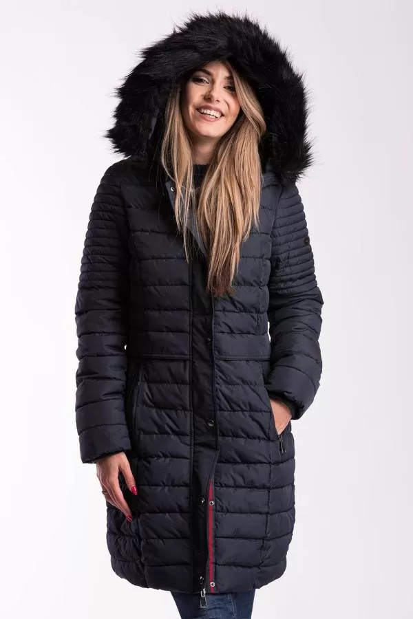 Geacă de iarnă Lee Cooper EU 48 | Albastru, Cu glugă detașabilă, Poliester - Image 7