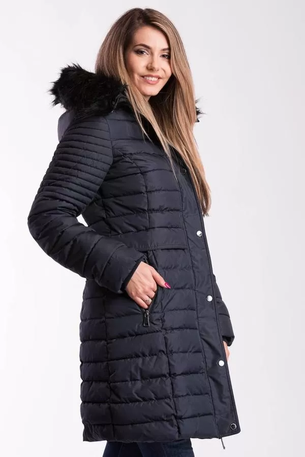 Geacă de iarnă Lee Cooper EU 48 | Albastru, Cu glugă detașabilă, Poliester - Image 9