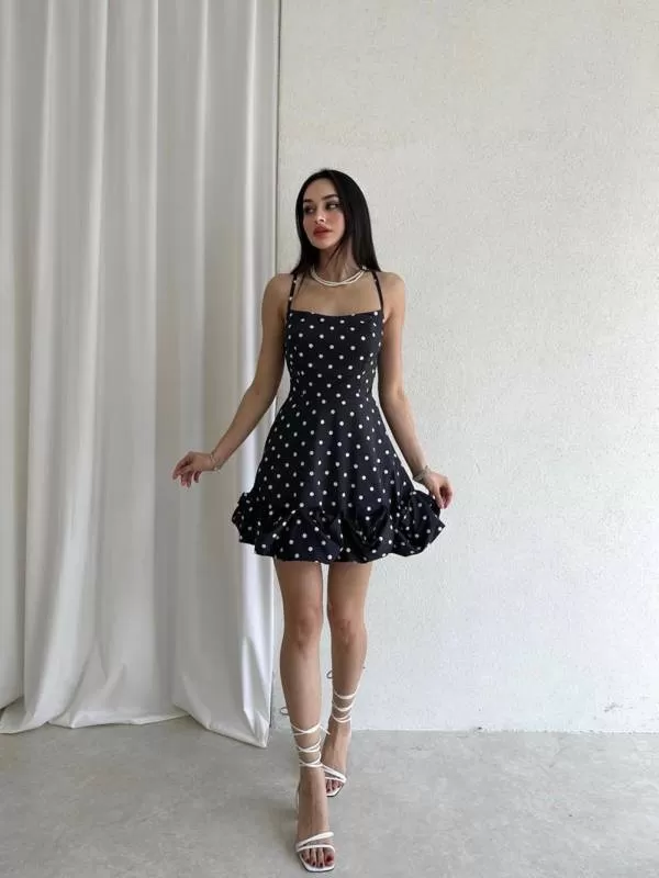Rochie casual MODALIST EU 38 | Negru, Mini, Vâscoză - Image 3