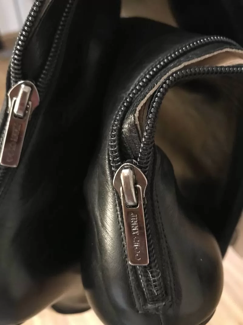 Cizme Jimmy Choo EU 41 | Negru, Piele naturală - Image 2