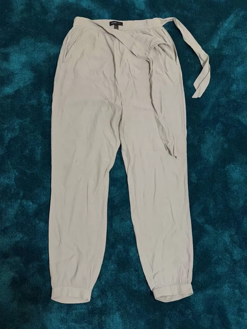 Pantaloni Mango EU 36 | Bej, Lungi, Poliester - Image 2
