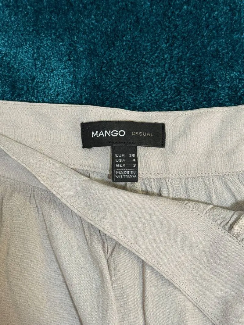 Pantaloni Mango EU 36 | Bej, Lungi, Poliester - Image 3