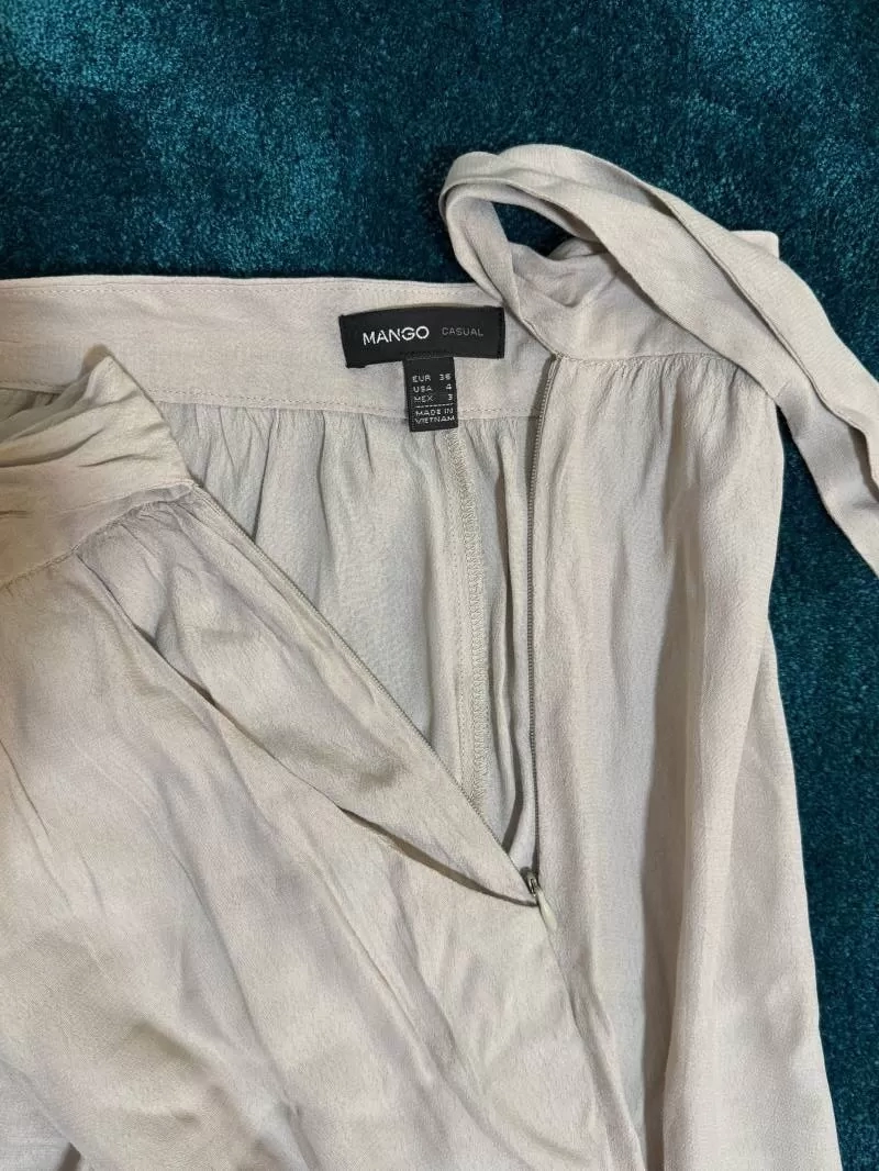 Pantaloni Mango EU 36 | Bej, Lungi, Poliester - Image 5