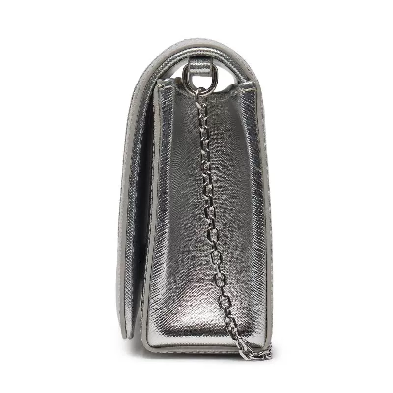 Geantă de umăr Love Moschino | Gri, Piele ecologică - Image 3
