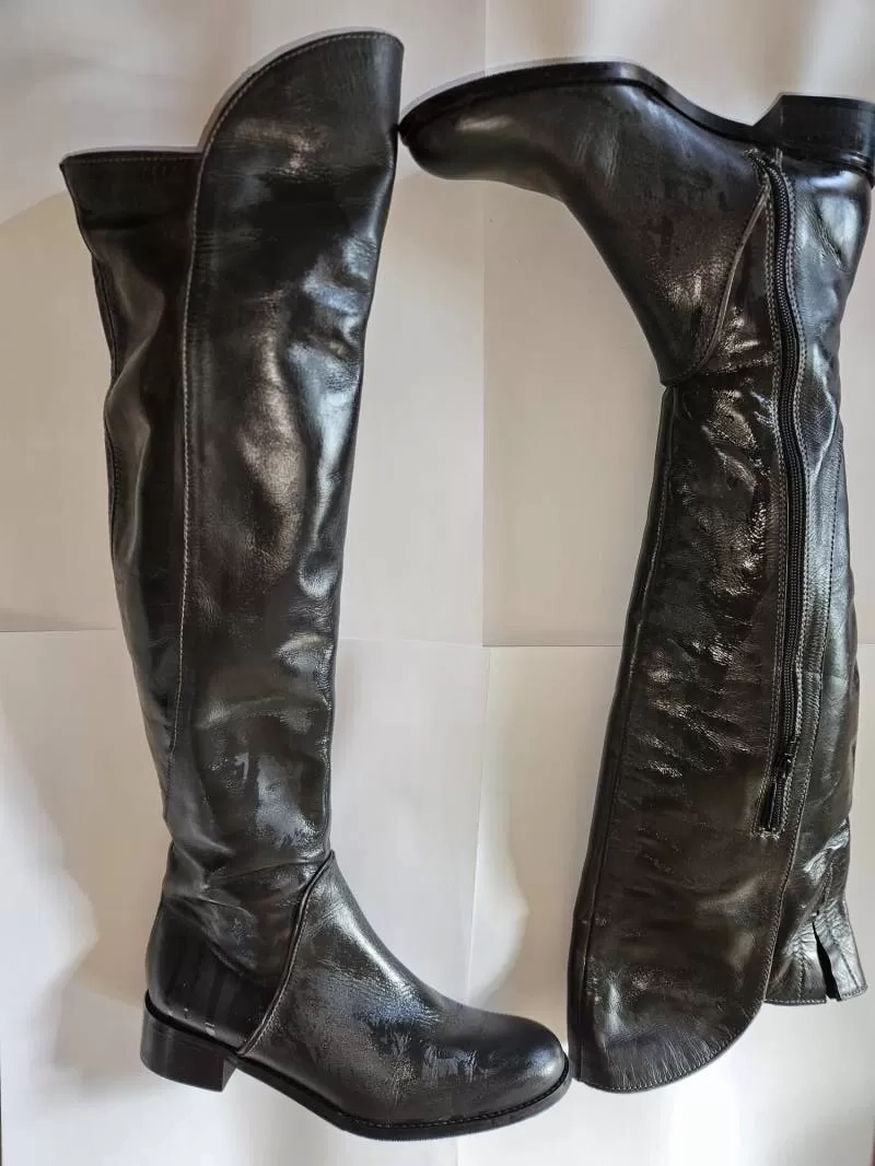 Cizme SMILINGSHOES EU 37 | Negru, Piele naturală - Image 2