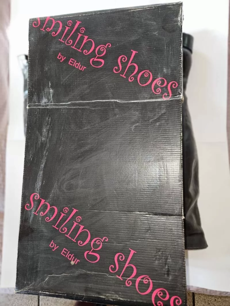 Cizme SMILINGSHOES EU 37 | Negru, Piele naturală - Image 5