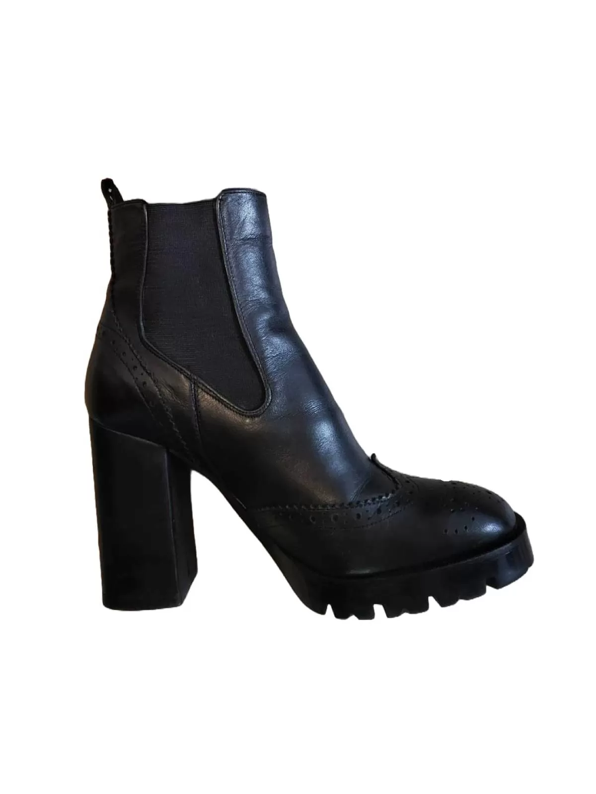 Ghete Zara EU 36 | Negru, Piele naturală