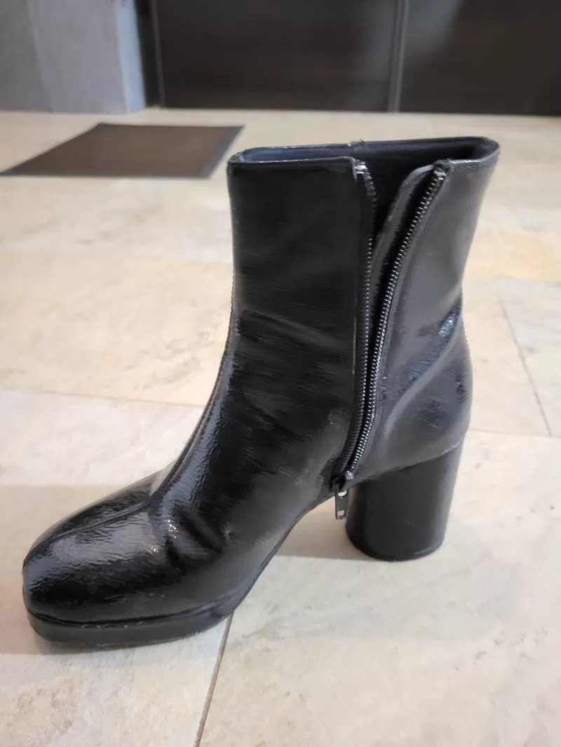 Ghete Bershka EU 36 | Negru, Piele ecologică - Image 4
