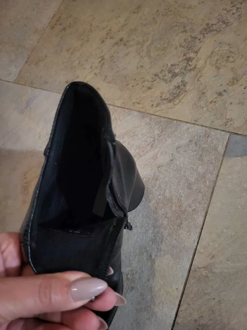 Ghete Bershka EU 36 | Negru, Piele ecologică - Image 5