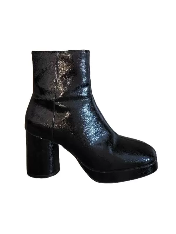 Ghete Bershka EU 36 | Negru, Piele ecologică