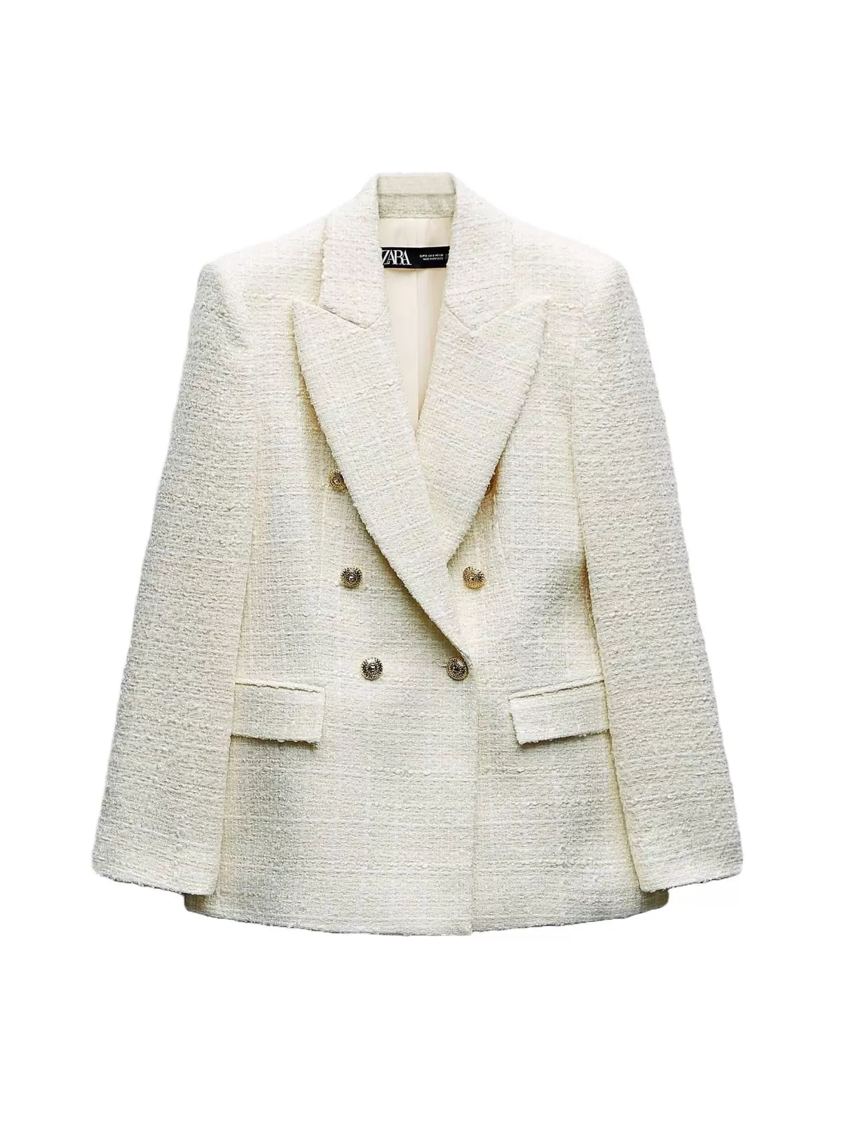 Sacou Zara EU 38 | Bej, Normal, Bumbac