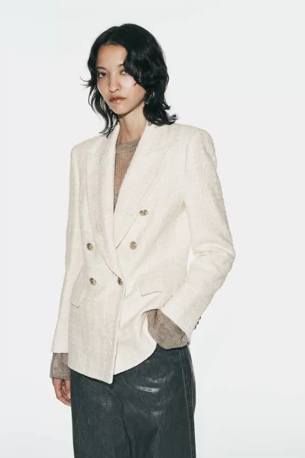 Sacou Zara EU 38 | Bej, Normal, Bumbac - Image 3