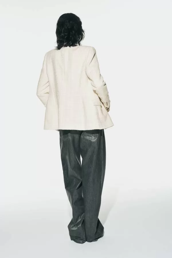 Sacou Zara EU 38 | Bej, Normal, Bumbac - Image 4