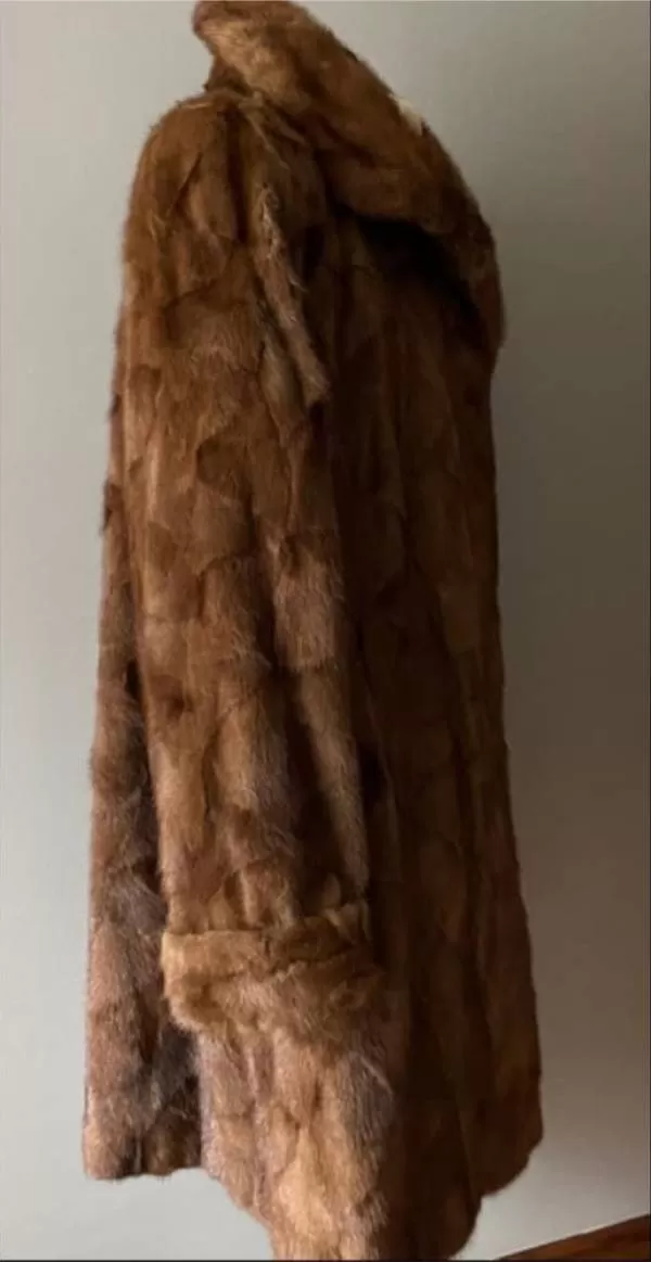 Geacă din blană ARTISAN FURRIER EU 52 | Bej, Fără glugă, Blană naturală - Image 2