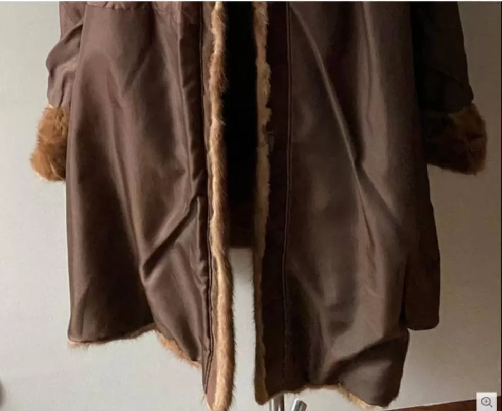 Geacă din blană ARTISAN FURRIER EU 52 | Bej, Fără glugă, Blană naturală - Image 4
