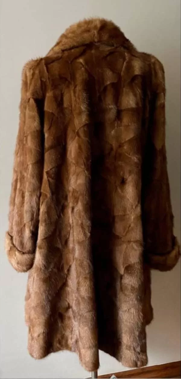 Geacă din blană ARTISAN FURRIER EU 52 | Bej, Fără glugă, Blană naturală - Image 3