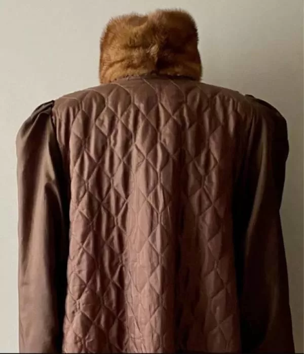 Geacă din blană ARTISAN FURRIER EU 52 | Bej, Fără glugă, Blană naturală - Image 5