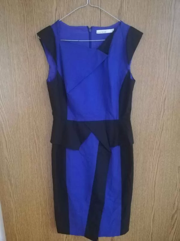 Rochie de seară Karen Millen EU 38 | Albastru, Midi, Bumbac - Image 4