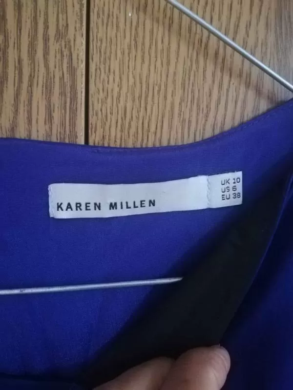 Rochie de seară Karen Millen EU 38 | Albastru, Midi, Bumbac - Image 7