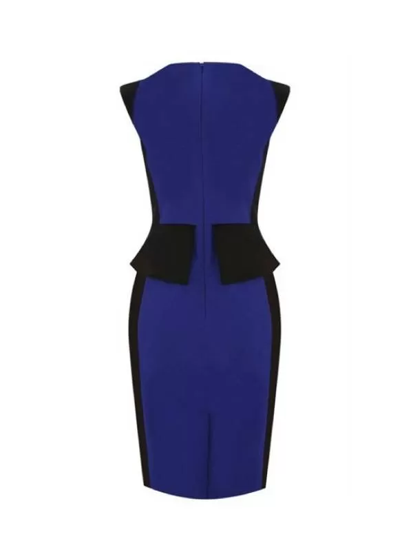 Rochie de seară Karen Millen EU 38 | Albastru, Midi, Bumbac - Image 2