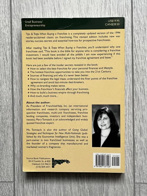 Tips & Traps When Buying A Franchise - Mary E. Tomzack - Image 2
