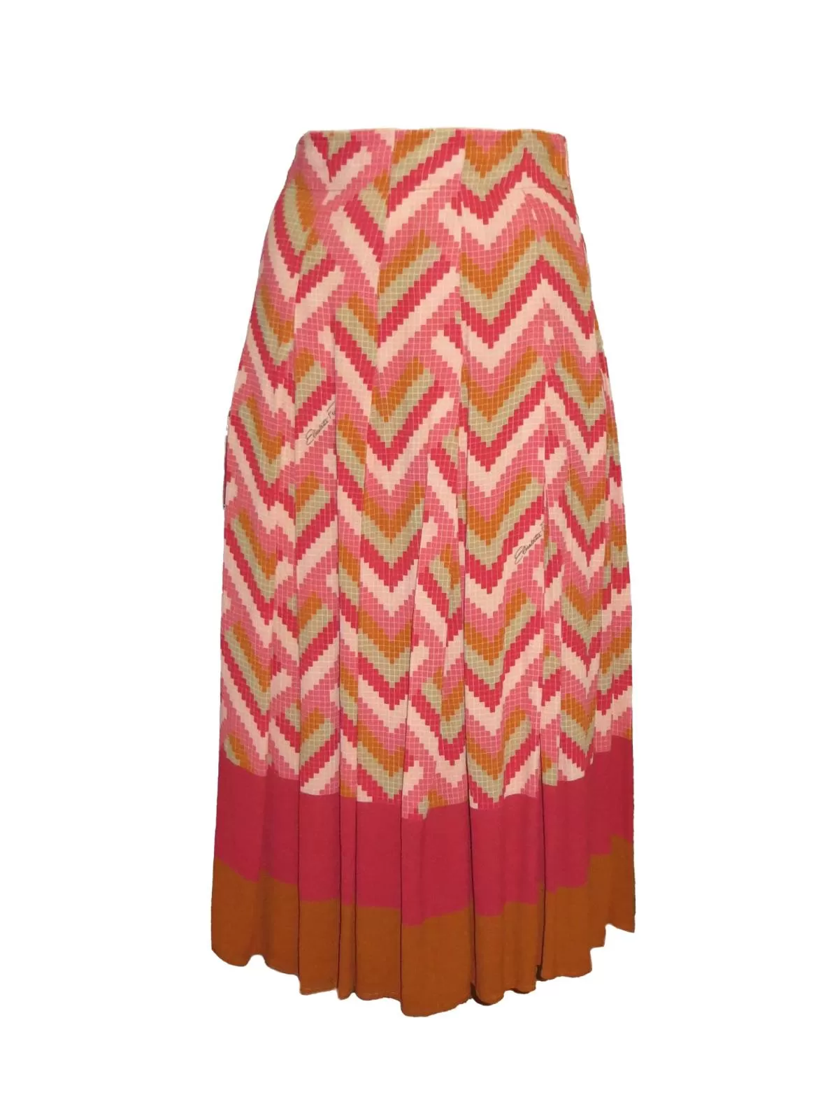 Fustă Midi Elisabetta Franchi EU 40 | Multicolor, Vâscoză
