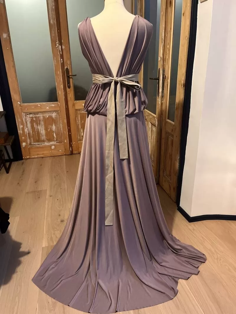 Rochie de seară ATELIER NAIV EU 36 | Mov, Maxi, Elastan - Image 3