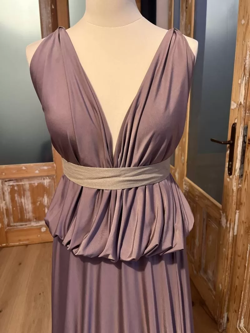 Rochie de seară ATELIER NAIV EU 36 | Mov, Maxi, Elastan - Image 4