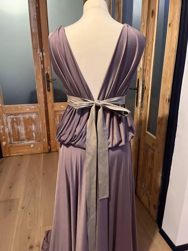 Rochie de seară ATELIER NAIV EU 36 | Mov, Maxi, Elastan - Image 5