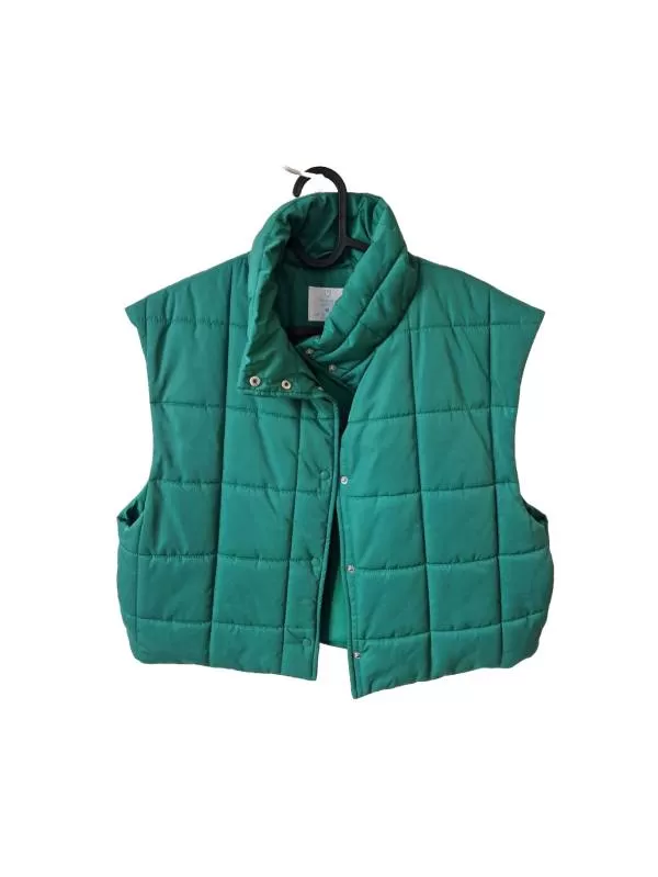 Vestă PRIMARK EU 38 | Verde, Fără glugă, Poliester