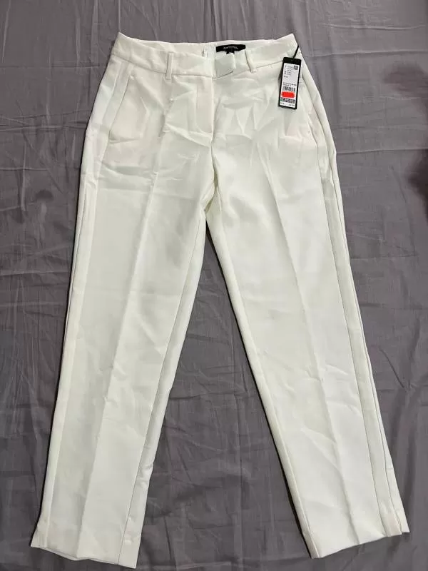 Pantaloni Comma EU 34 | Alb, Lungi, Poliester - Image 5