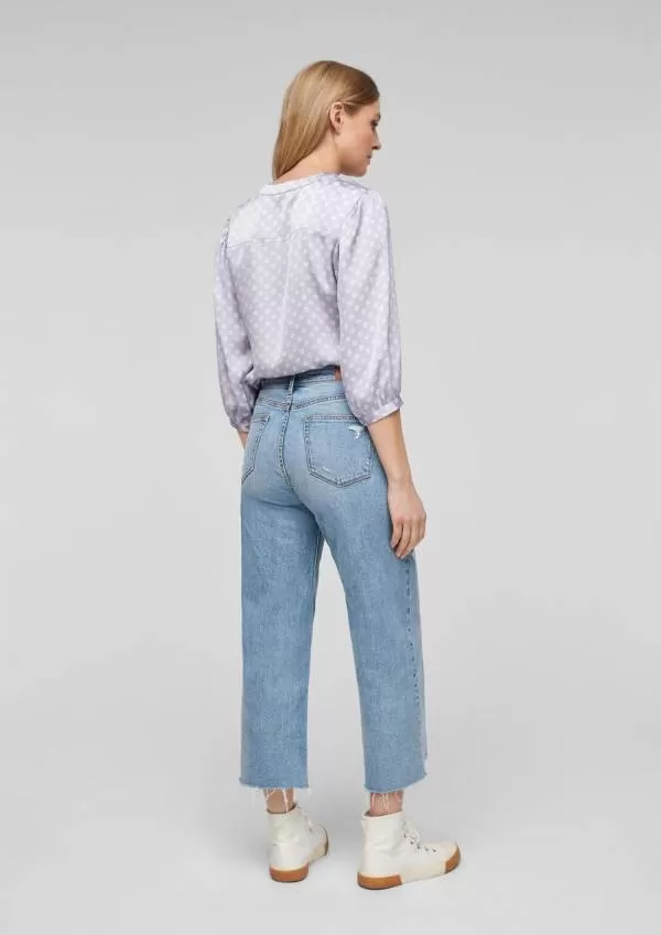 Blugi S.Oliver EU 34 | Albastru, Lungi, Bumbac - Image 3