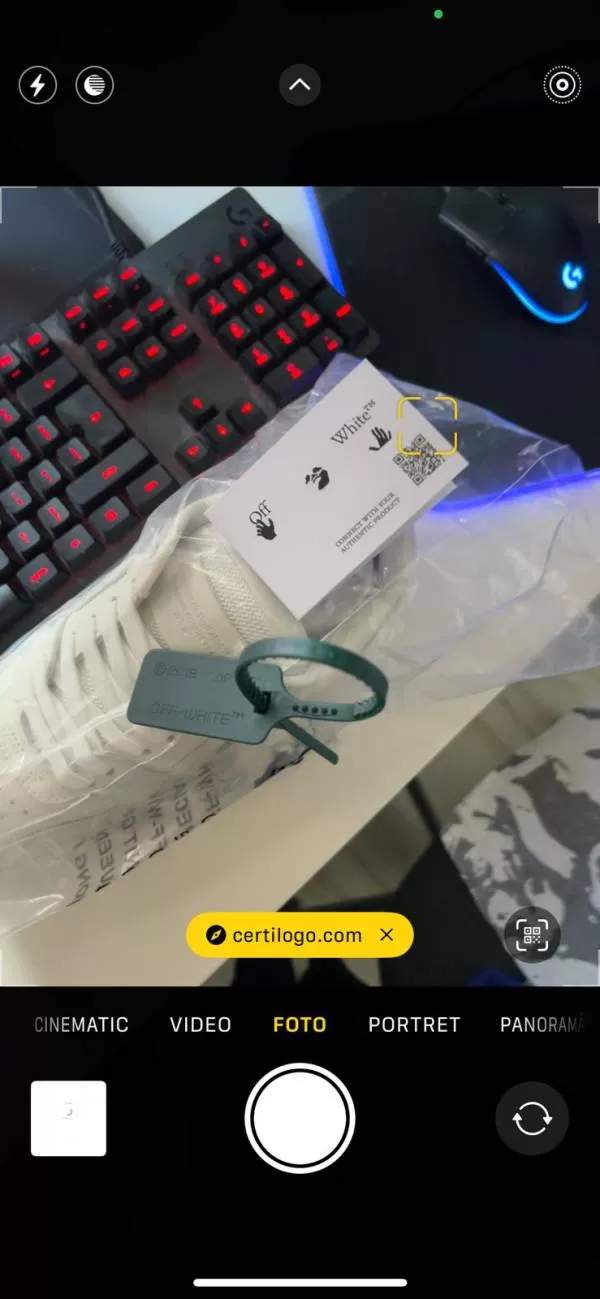 Sneakers Off-White EU 42 | Alb, Poliester - Image 9