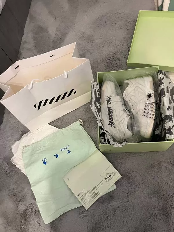 Sneakers Off-White EU 42 | Alb, Poliester - Image 4