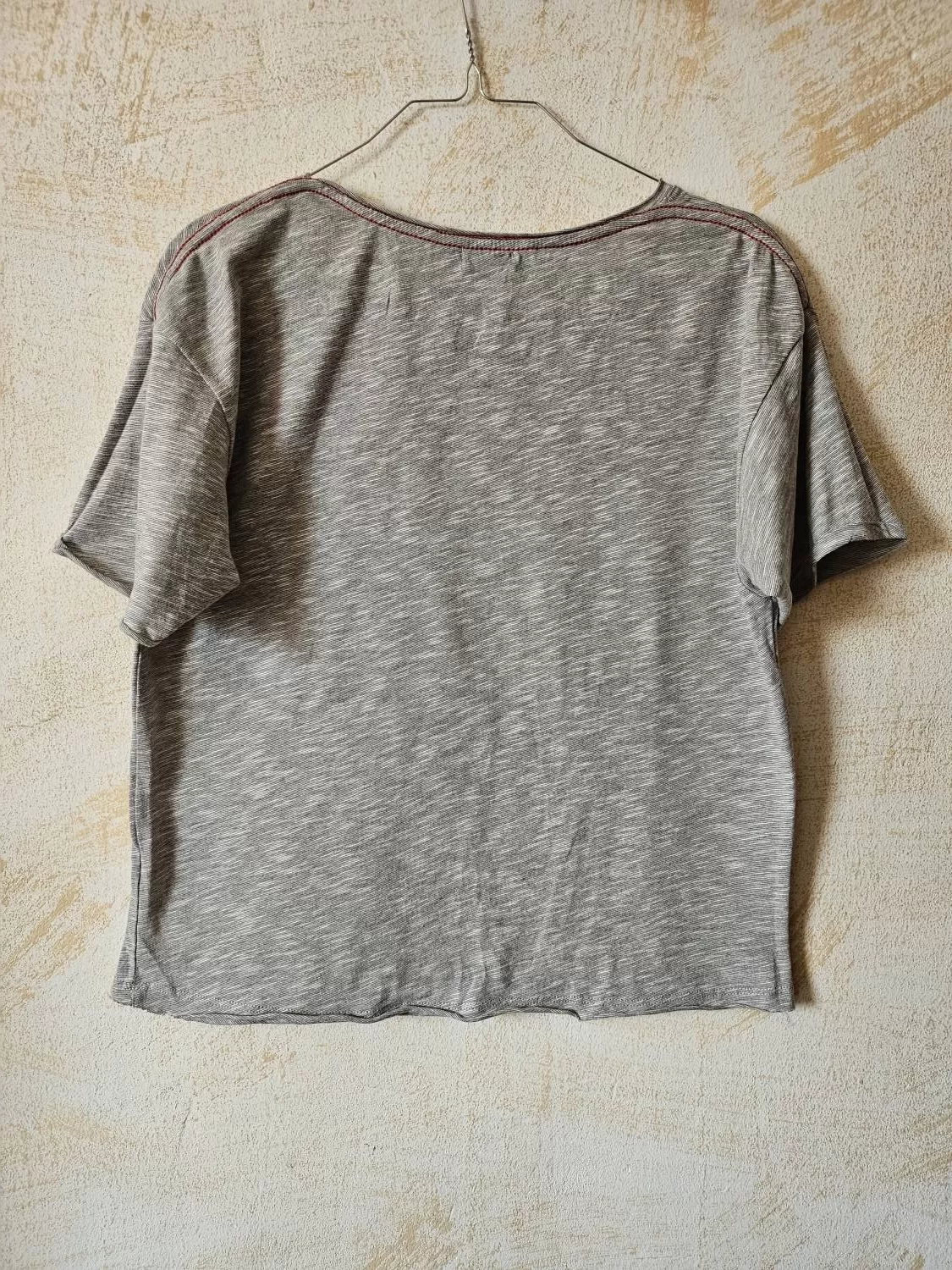 Top Bershka M | Gri, Normal, Bumbac - Image 3