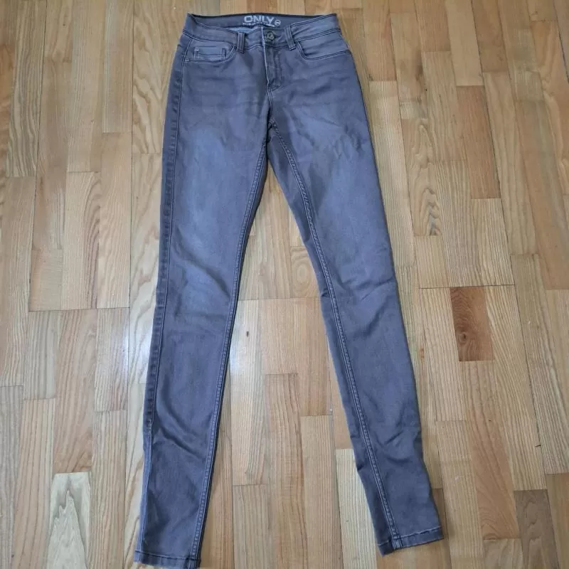 Blugi Only XS | Gri, Lungi - Image 2