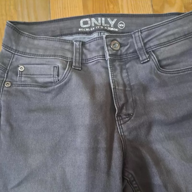 Blugi Only XS | Gri, Lungi - Image 4