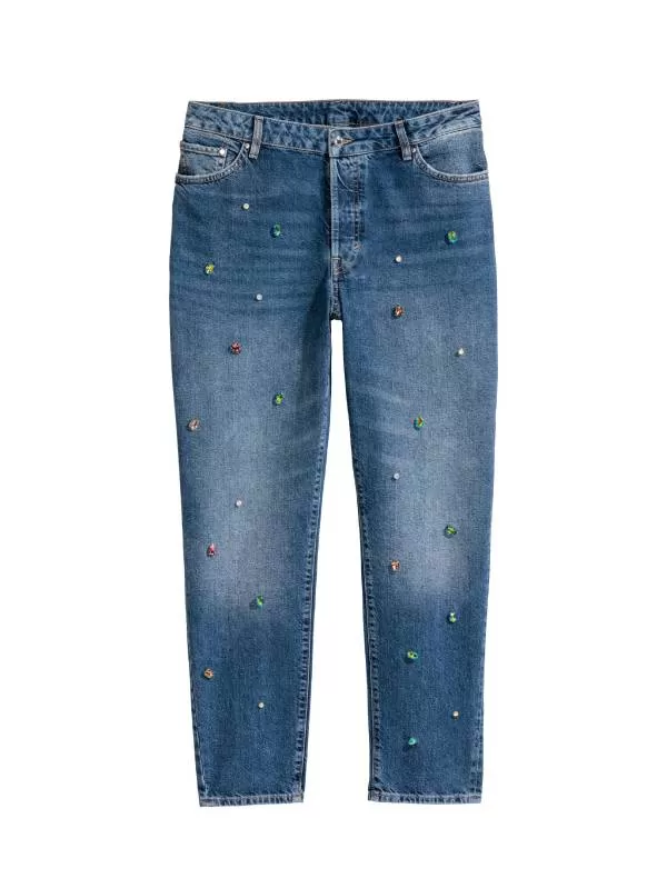 Blugi H&M EU 36 | Albastru, Lungi, Bumbac