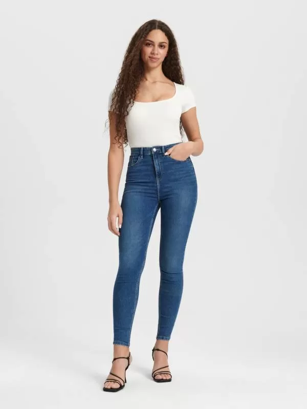 Blugi Sinsay EU 38 | Albastru, Lungi, Denim - Image 2