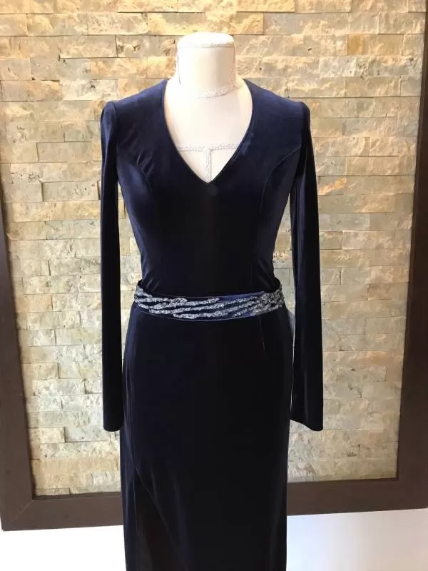 Rochie de seară IRINA ROSS EU 36 | Albastru, Midi, Poliester - Image 2