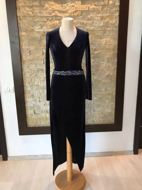 Rochie de seară IRINA ROSS EU 36 | Albastru, Midi, Poliester - Image 5