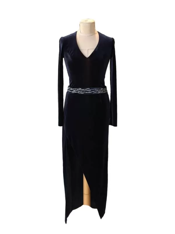 Rochie de seară IRINA ROSS EU 36 | Albastru, Midi, Poliester