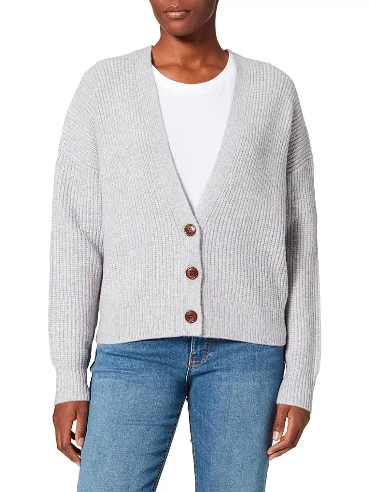 Pulover Comma XXS | Gri, Normal, Regular fit, Poliester