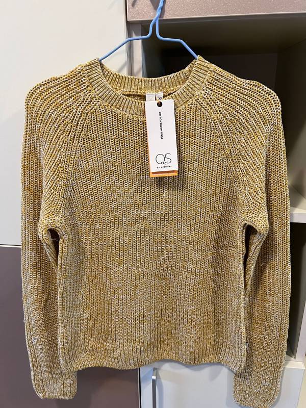 Pulover S.Oliver XS | Auriu, Normal, Regular fit, Bumbac - Image 3