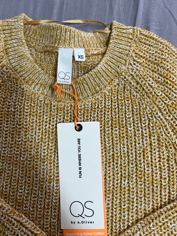 Pulover S.Oliver XS | Auriu, Normal, Regular fit, Bumbac - Image 5