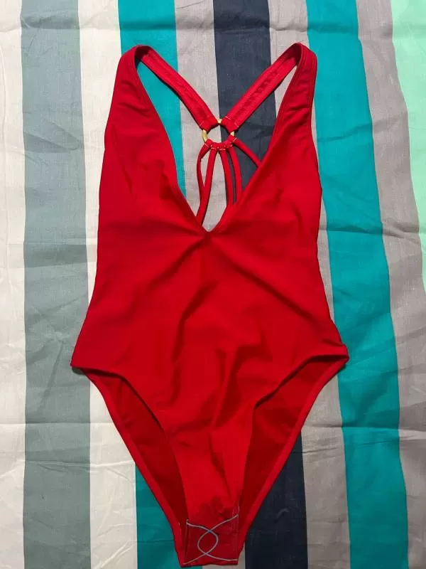 Costum de baie întreg ASOS S | Roșu, Poliester - Image 5