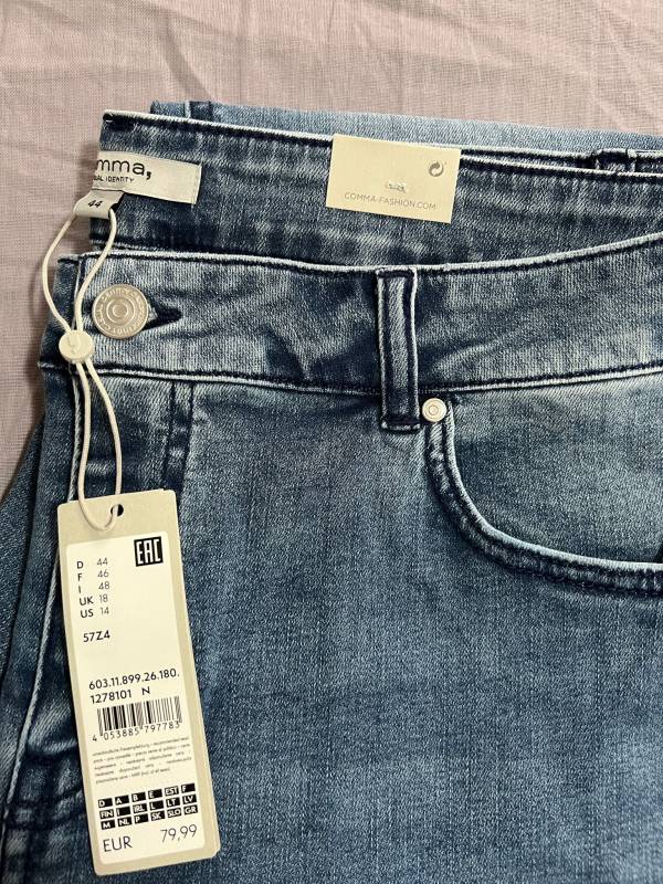 Blugi Comma EU 44 | Albastru, Lungi, Denim - Image 7