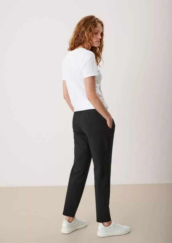Pantaloni S.Oliver XS | Negru, Lungi, Poliester - Image 4
