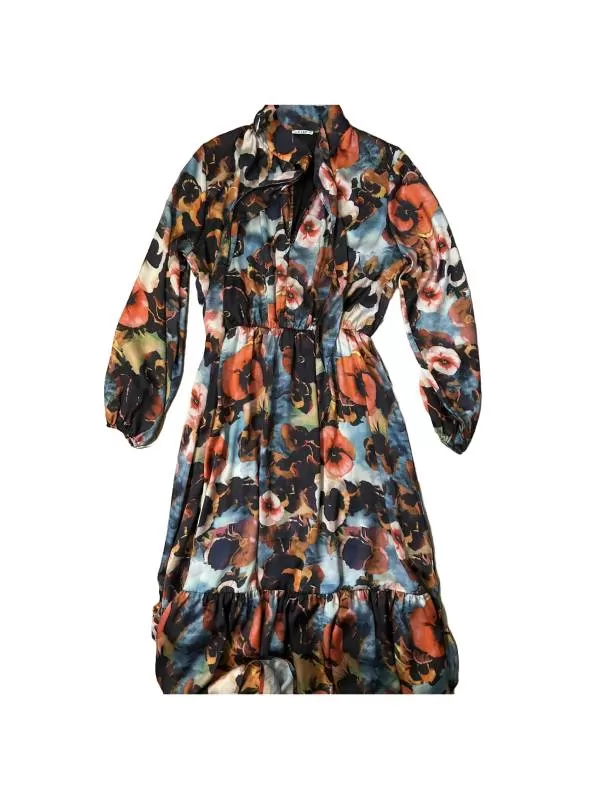 Rochie de seară ETIC EU 36 | Caramel, Midi, Poliester